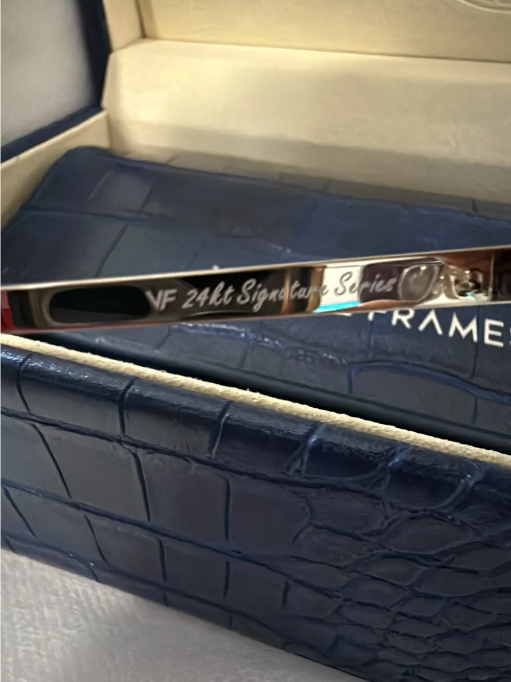 Vintage Frames Company SOUTH WEST LOVE COLLECTION 24KT TWO-TONE WHITE GOLD